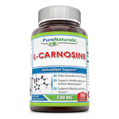 Pure Naturals L-Carnosine 500 Mg 50 Veggie Capsules