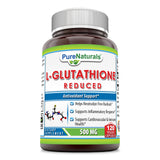 Pure Naturals L-Glutathione 500 Mg 120 Veggie Capsules