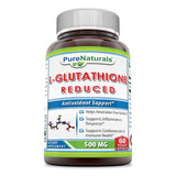 Pure Naturals L-Glutathione 500 Mg 60 Veggie Capsules