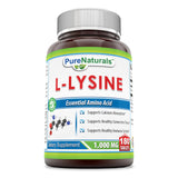 Pure Naturals L-Lysine 1000 Mg 180 Tablets