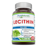 Pure Naturals Lecithin 1200 Mg 240 Softgels