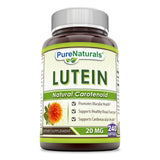 Pure Naturals Luetin 20 Mg 240 Softgels