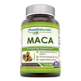 Pure Naturals Maca 6:1 Extract 750 Mg 90 Capsules