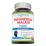 Pure Naturals Magnesium Malate 1250 Mg 360 Tablets