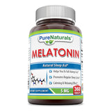 Pure Naturals Melatonin 5 Mg 360 Tablets