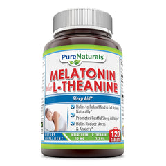 Pure Naturals Melatonin L-Theanine 120 Tablets