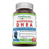 Pure Naturals DHEA Micronized 25 mg 180 Capsules
