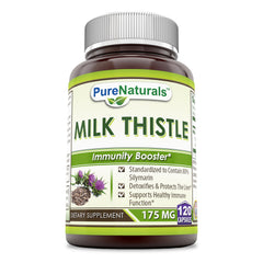 Pure Naturals Silymarin Milk Thistle 175 Mg 120 Capsules