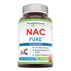 Pure Naturals NAC 600 Mg 250 Capsules