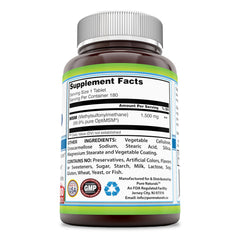 Pure Naturals OptiMSM 1500 Mg 180 Tablets
