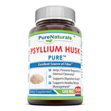 Pure Naturals Psyllium Husk 500 Mg 500 Capsules