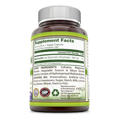 Pure Naturals Quercertin 500 Mg 240 Veggie Capsules