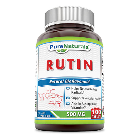 Pure Naturals Rutin 500 Mg 100 Tablets