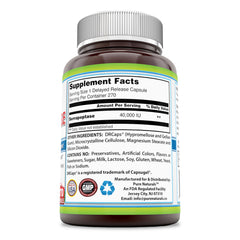Pure Naturals Serrapeptase 40000 IU 270 Capsules