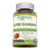 Pure Naturals Super Guarana 1200 Mg 120 Tablets