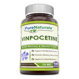 Pure Naturals Vinpocetine 10 Mg 180 Capsules