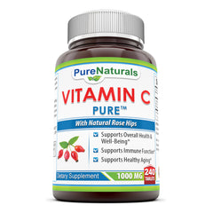 Pure Naturals Vitamin C with Rose Hips 1000 Mg 240 Tablets