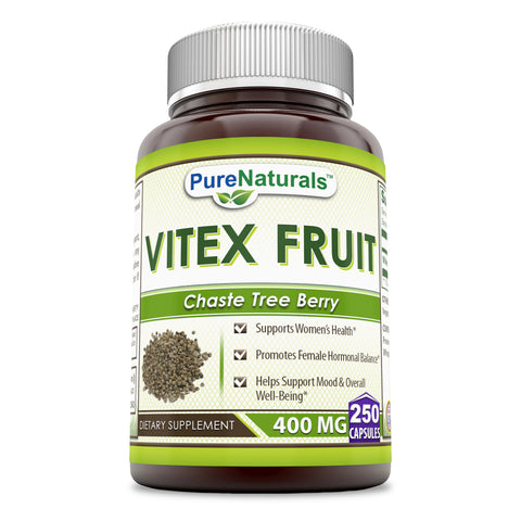 Pure Naturals Vitex Fruit 400 Mg 250 Capsules