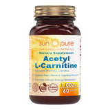 Sun Pure Premium Quality Acetyl L-Carnitine 1000 Mg 60 Tablets