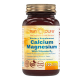 Sun Pure Calcium Magnesium With Vitamin D3 120 Veggie Capsules