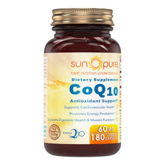 Sun Pure CoQ10 60 Mg 180 Veggie Capsules