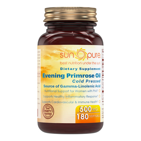 Sun Pure Evening Primrose Oil 500 Mg 180 Softgels