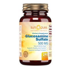 Sun Pure Glucosamine Sulfate 500 Mg 240 Capsules
