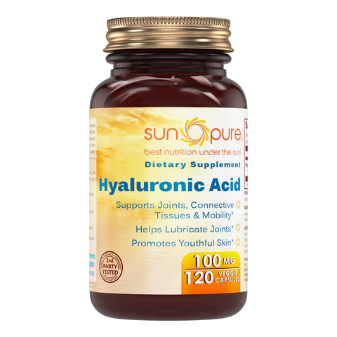 Sun Pure Hyaluronic Acid 100 Mg 120 Veggie Capsules
