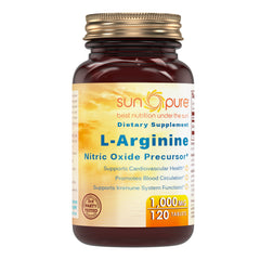 Sun Pure L Arginine 1000 Mg 120 Tablets