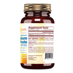 Sun Pure Magnesium Citrate 200 Mg 120 Tablets
