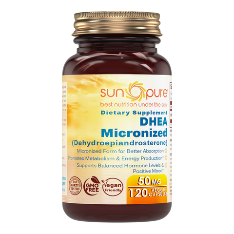 Sun Pure DHEA 50 Mg 120 Tablets