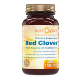 Sun Pure Red Clover Dietary Supplement 430 Mg 180 Veggie Capsules