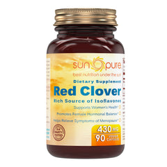 Sun Pure Red Clover 430 Mg 90 Veggie Capsules