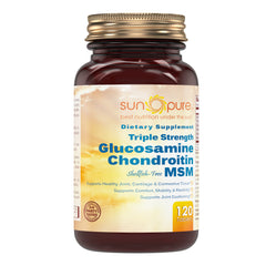 Sun Pure Triple Strength Glucosamine Chondroitin MSM 'Shellfish-free' 120 Tablets