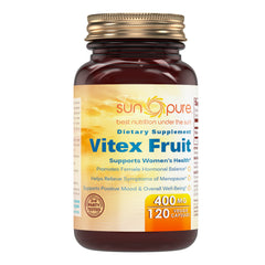 Sun Pure Vitex Fruit 400 Mg 120 Veggie Capsules