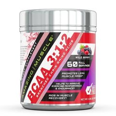 Amazing Muscle BCAA 3:1:2 with Natural Flavor & Sweetners 60 Servings Watermelon