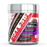 Amazing Muscle BCAA 3:1:2 with Natural Flavor & Sweetners 31 Servings Wild Berry